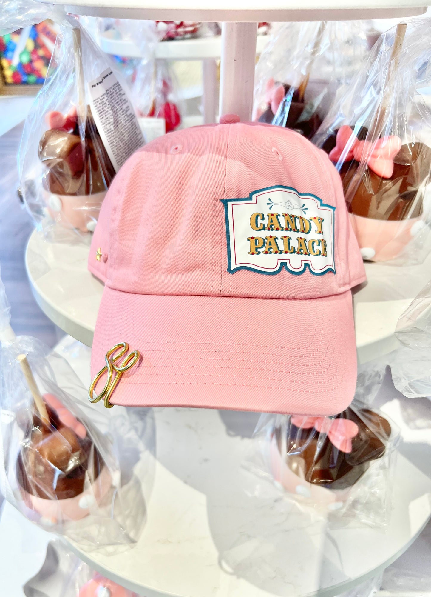 Candy Palace pink trucker hat