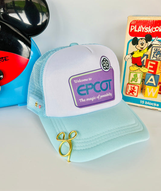 Epcot National Parks trucker hat